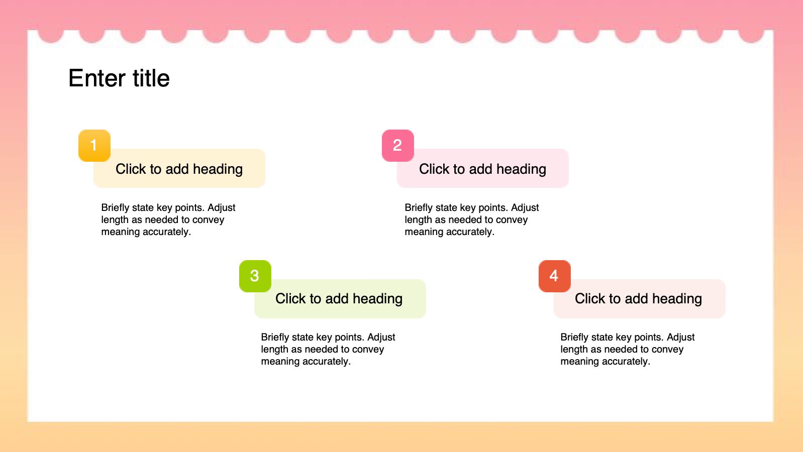 Pink Cartoon E-commerce Operation Plan PowerPoint template preview 4