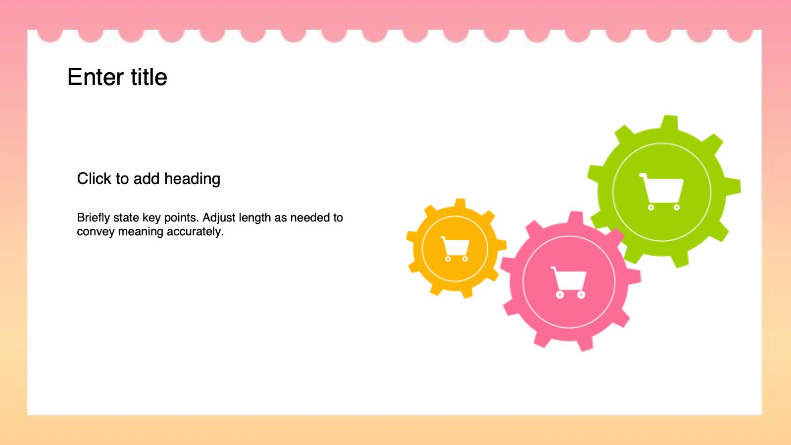 Pink Cartoon E-commerce Operation Plan PowerPoint template preview 5