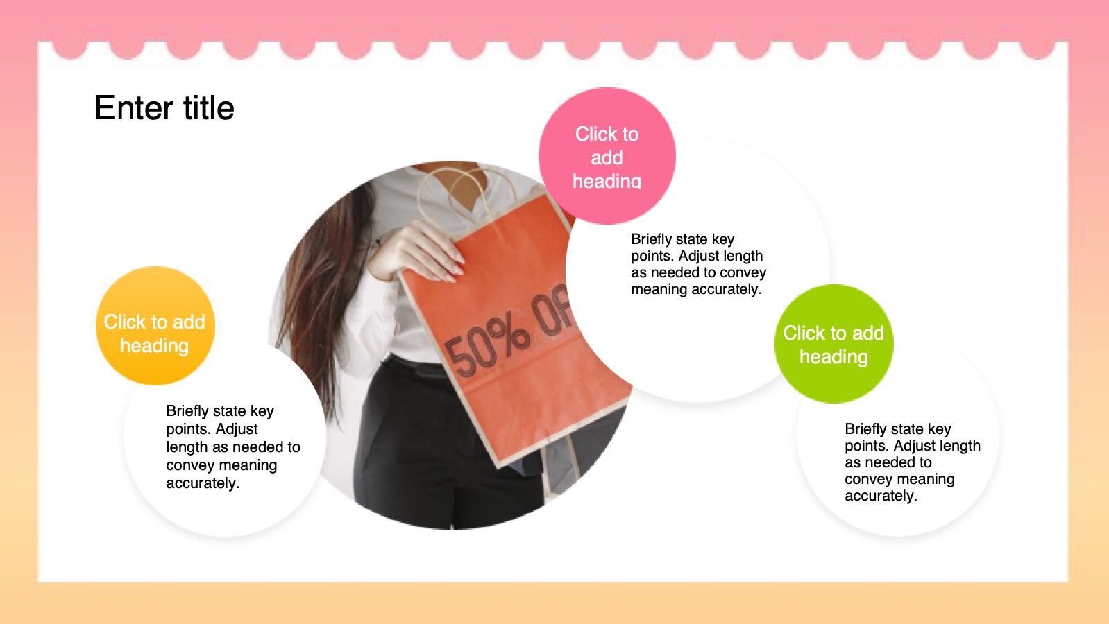 Pink Cartoon E-commerce Operation Plan PowerPoint template preview 7