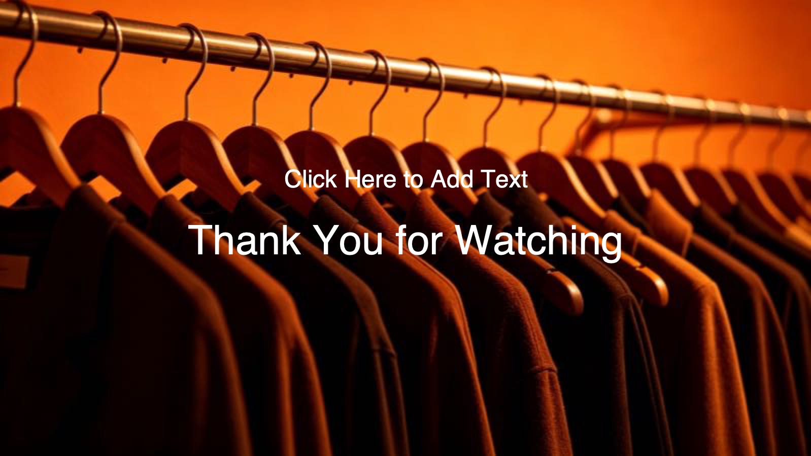 Orange fashion brand clothing operation plan PowerPoint template preview 12
