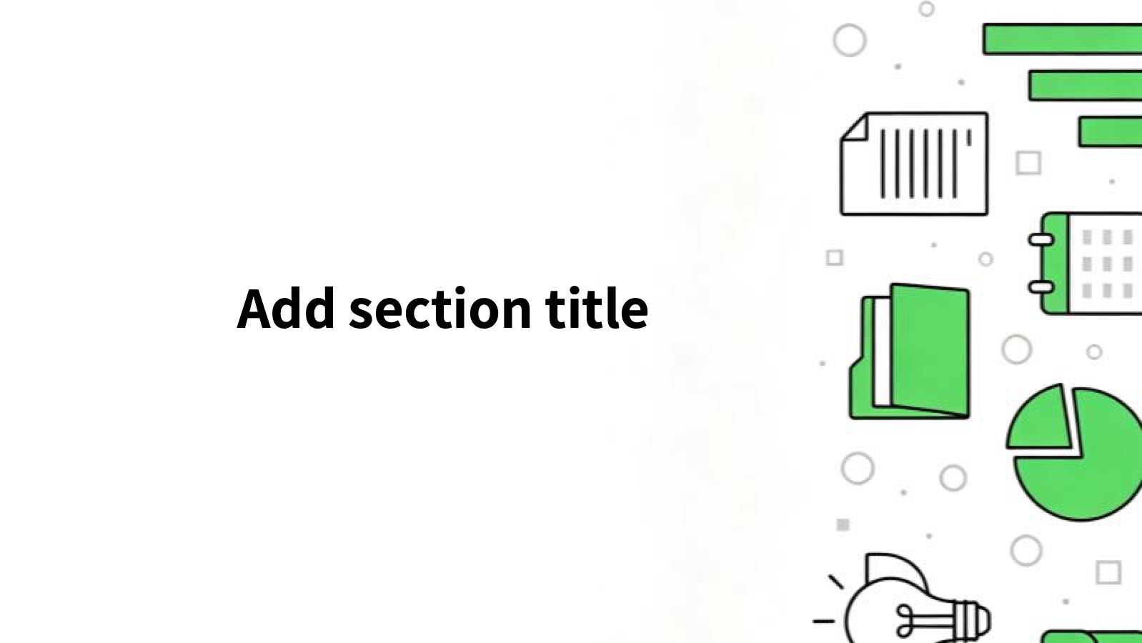 Green Flat Operation Data Analysis Report PowerPoint template preview 8