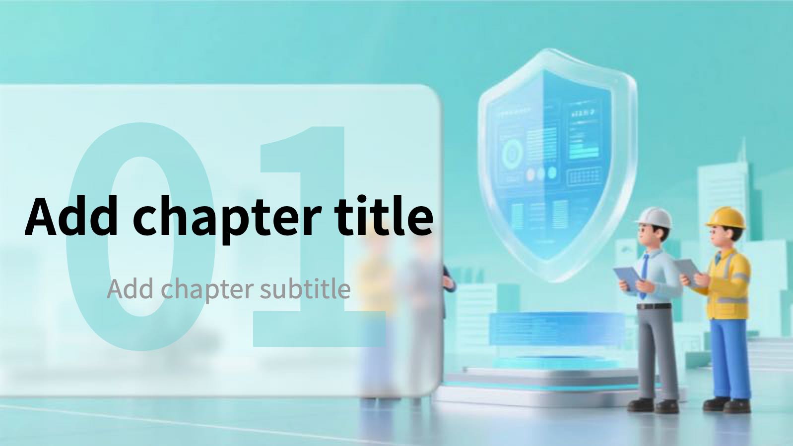 Green Production Safety PPT PowerPoint template preview 3