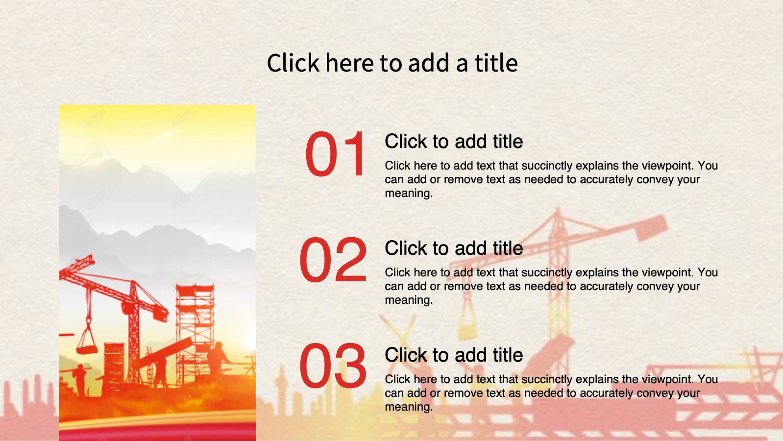 Red Production Safety PPT PowerPoint template preview 6