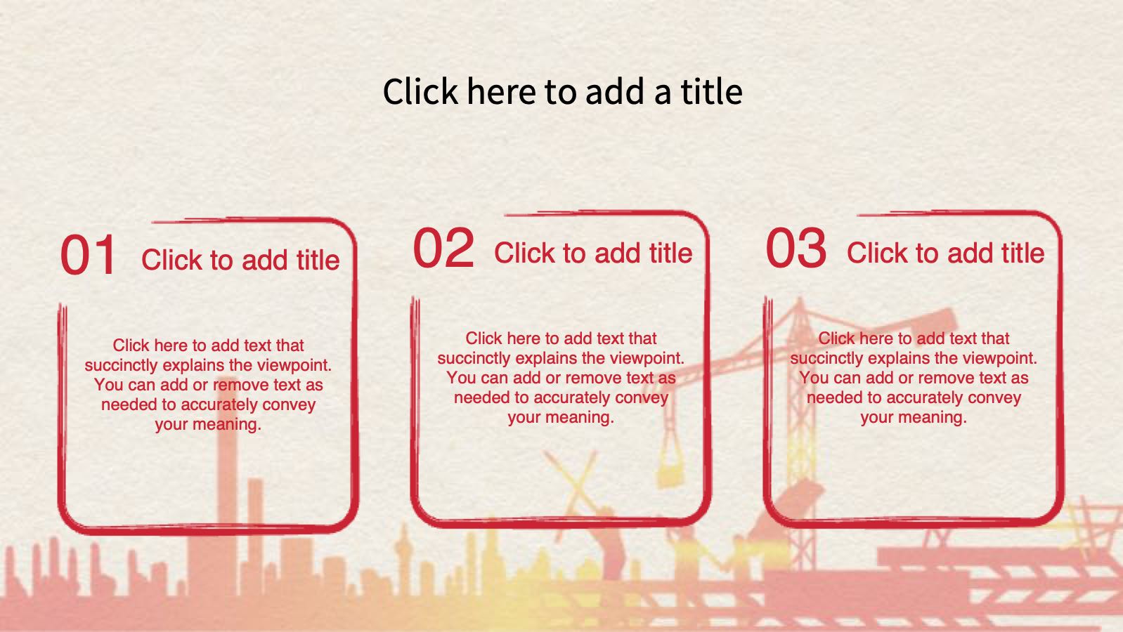 Red Production Safety PPT PowerPoint template preview 8