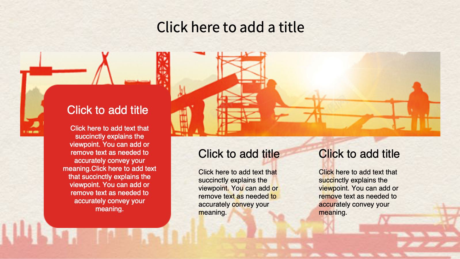 Red Production Safety PPT PowerPoint template preview 11