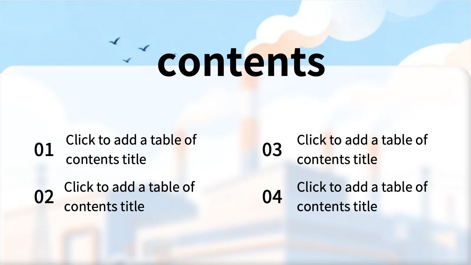 Blue Production Safety Template PowerPoint template preview 2
