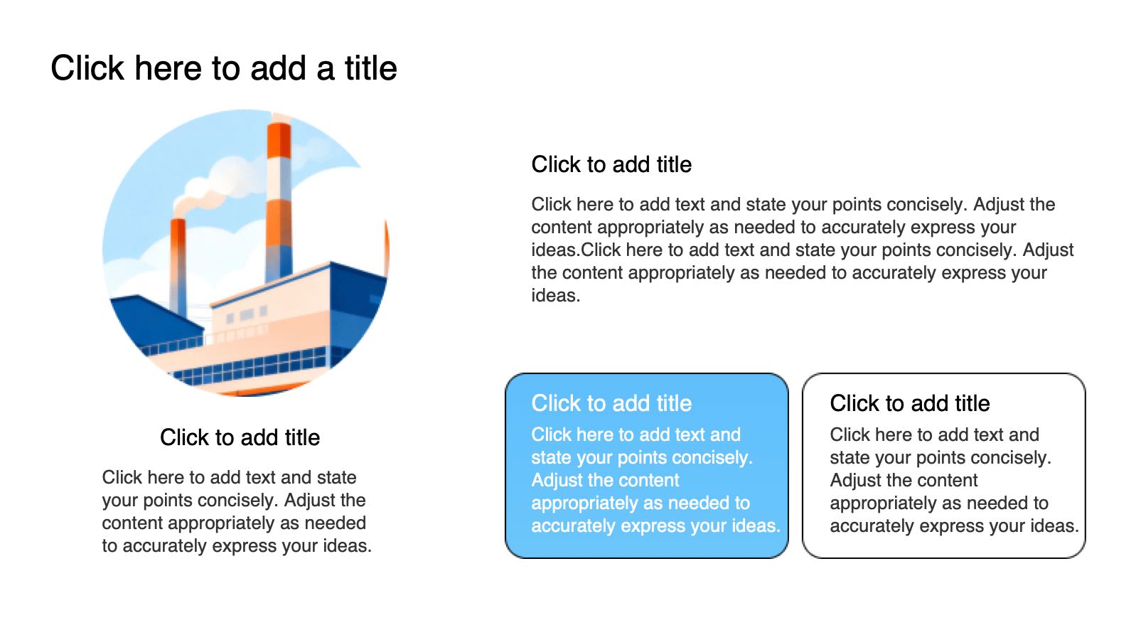 Blue Production Safety Template PowerPoint template preview 4