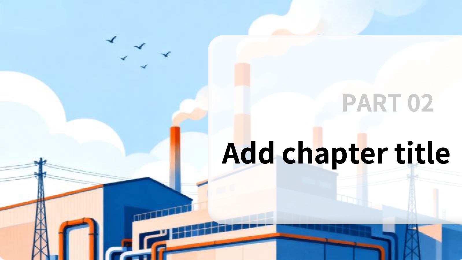 Blue Production Safety Template PowerPoint template preview 7