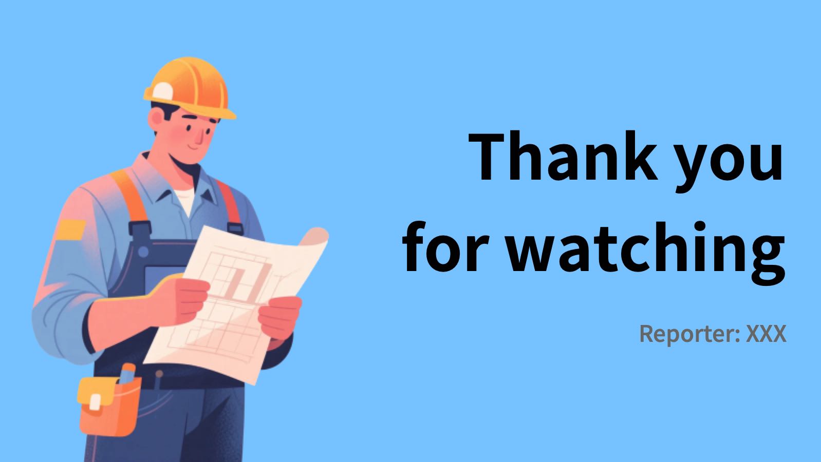 Blue Production Safety PPT PowerPoint template preview 12