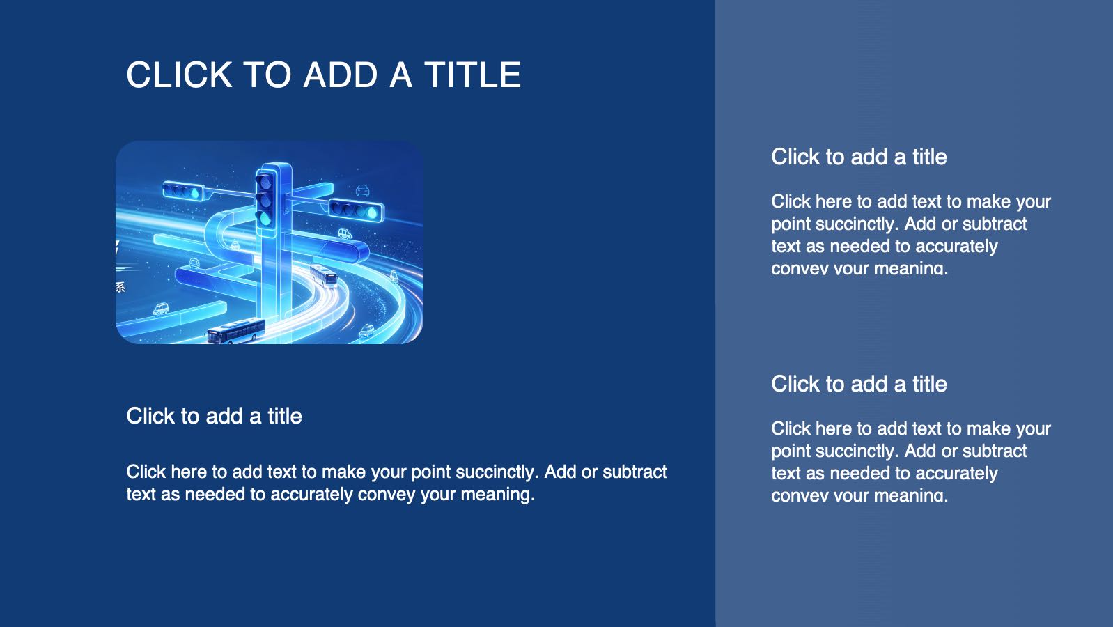 Transportation Technology PowerPoint template preview 7