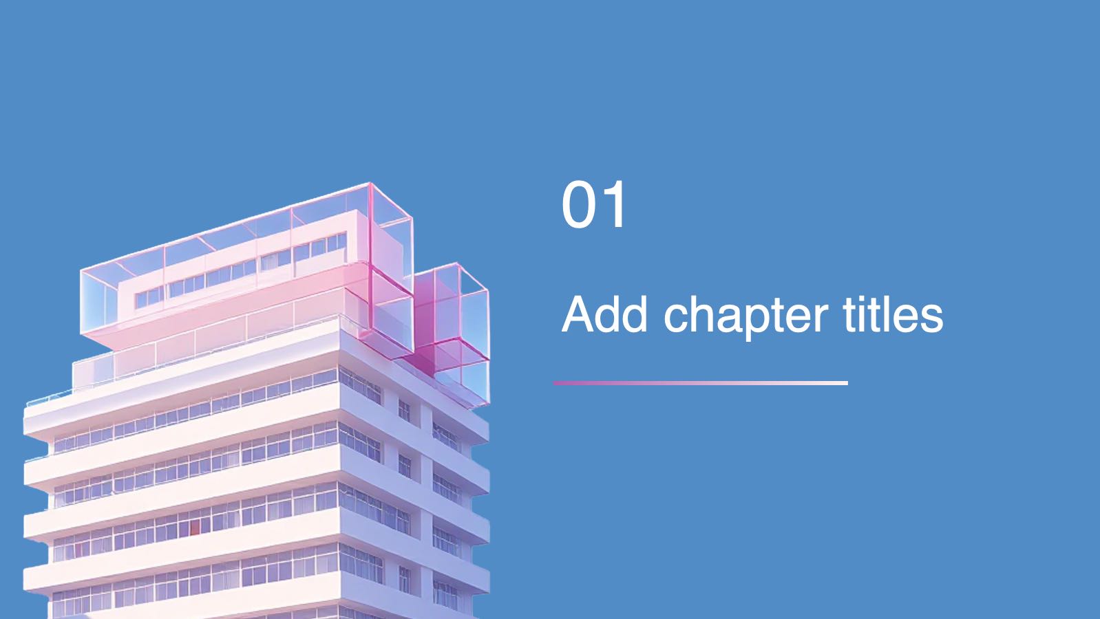 Tech style template PowerPoint template preview 3
