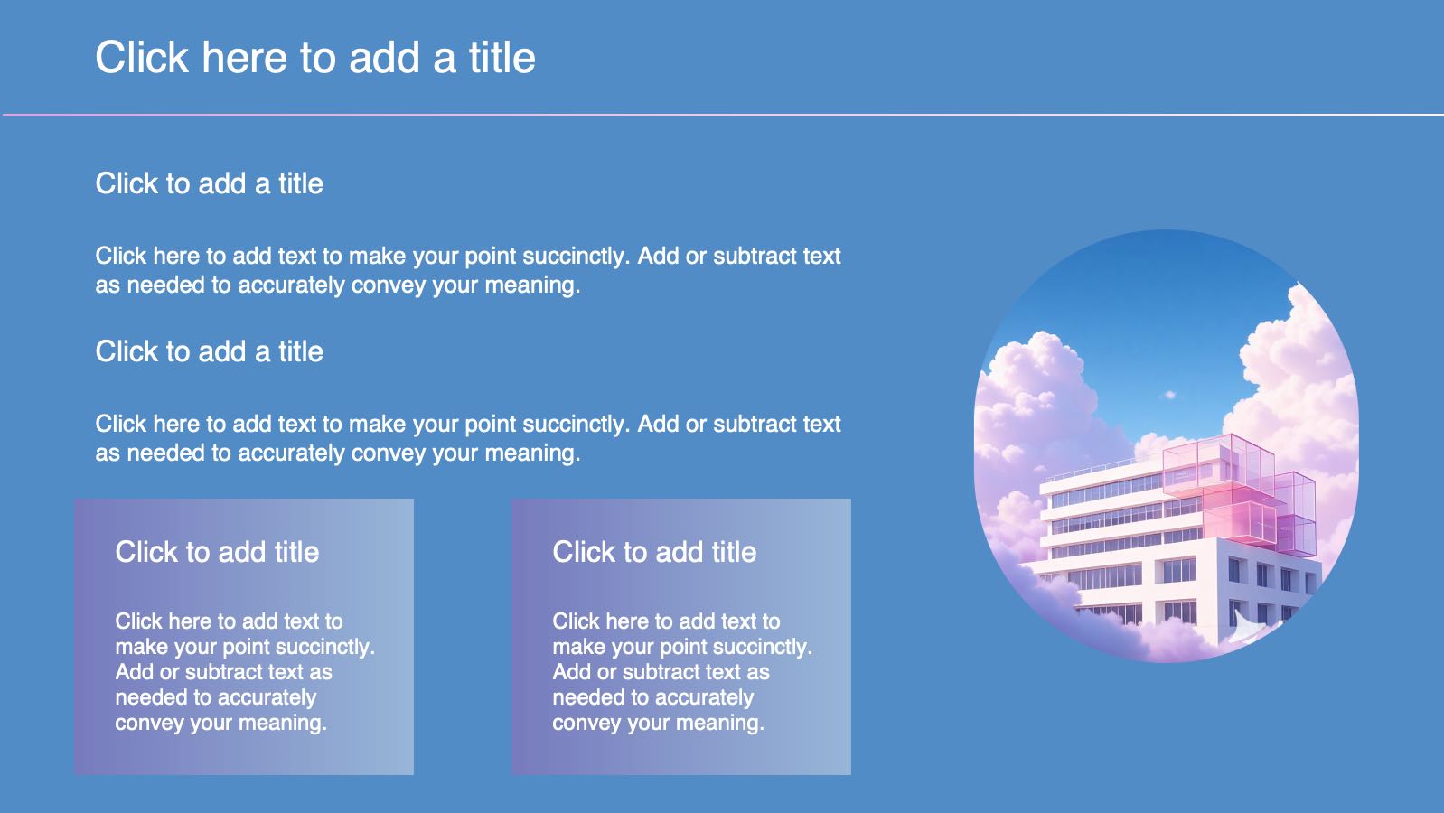 Tech style template PowerPoint template preview 4