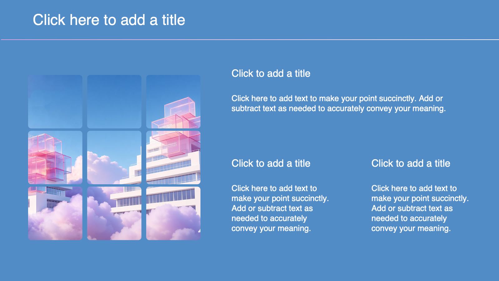 Tech style template PowerPoint template preview 5