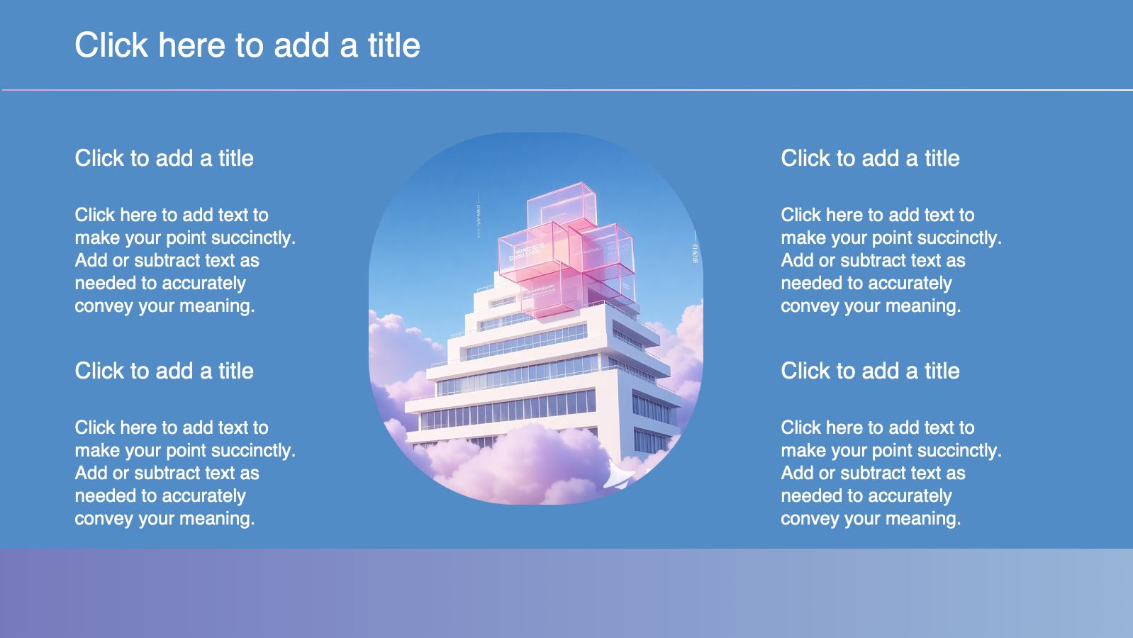 Tech style template PowerPoint template preview 6