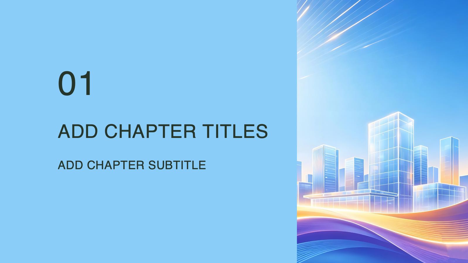 Urban technology style template PowerPoint template preview 3