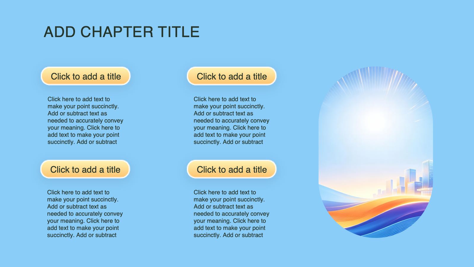 Urban technology style template PowerPoint template preview 4