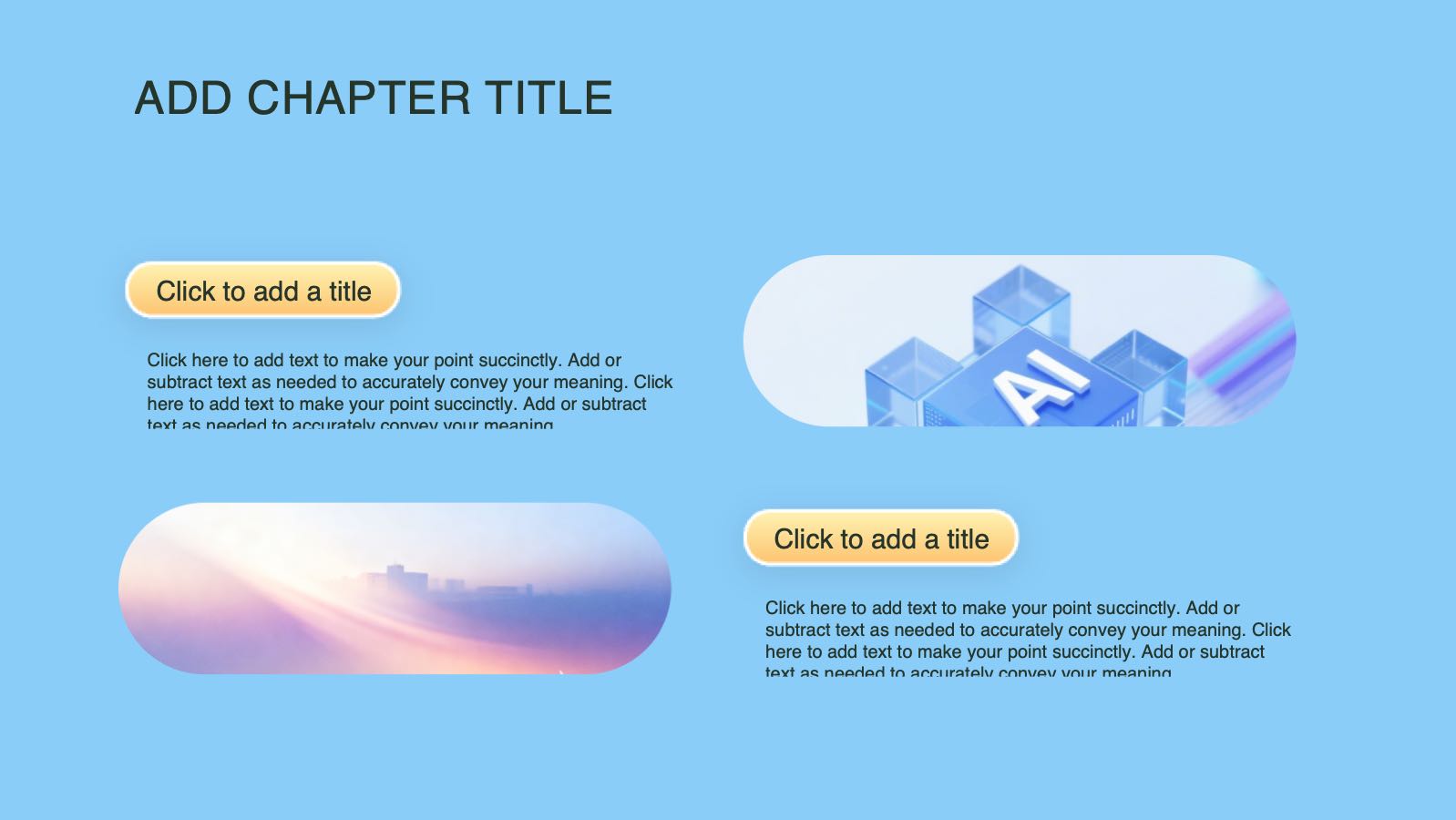 Urban technology style template PowerPoint template preview 5