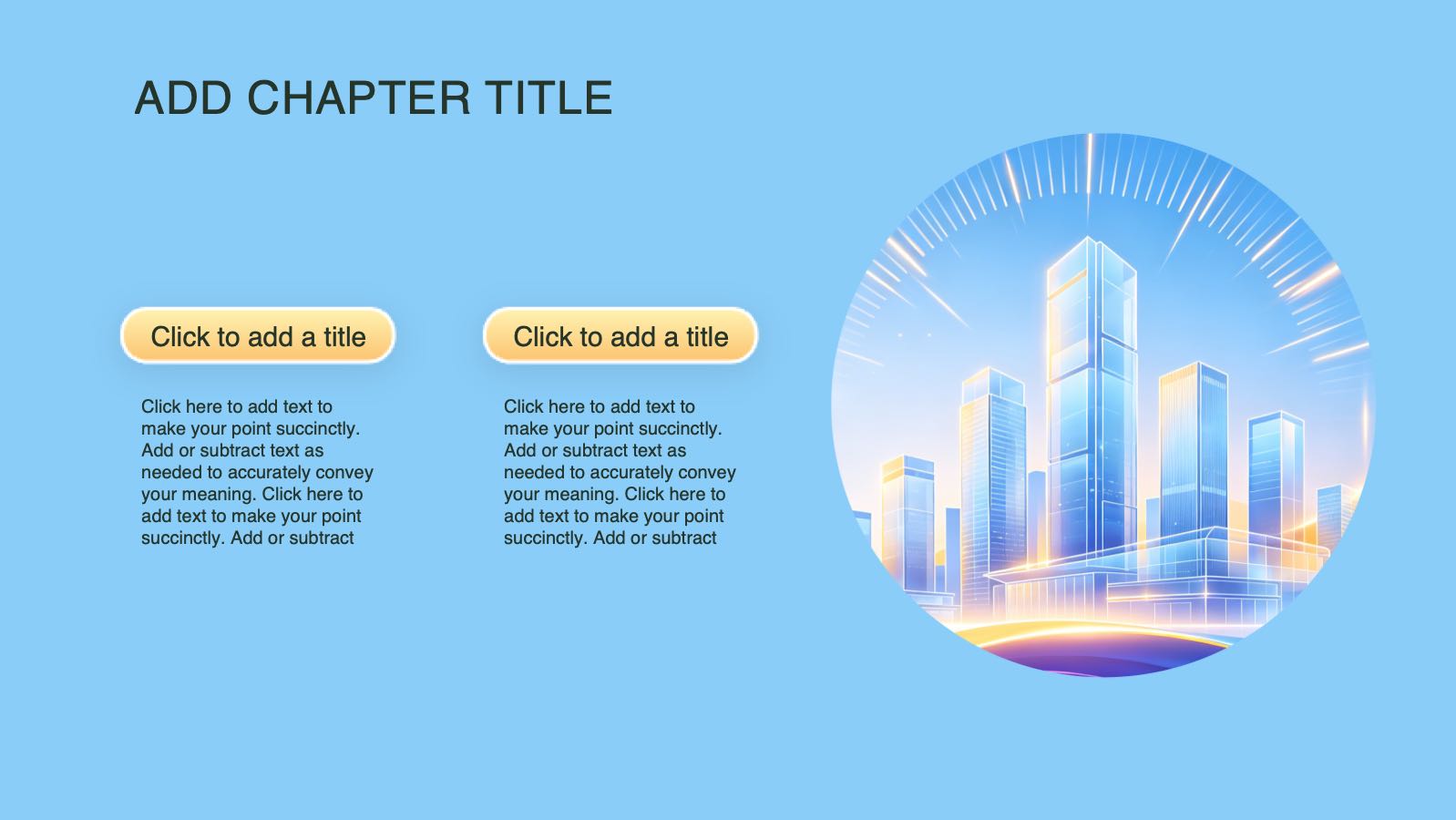 Urban technology style template PowerPoint template preview 8