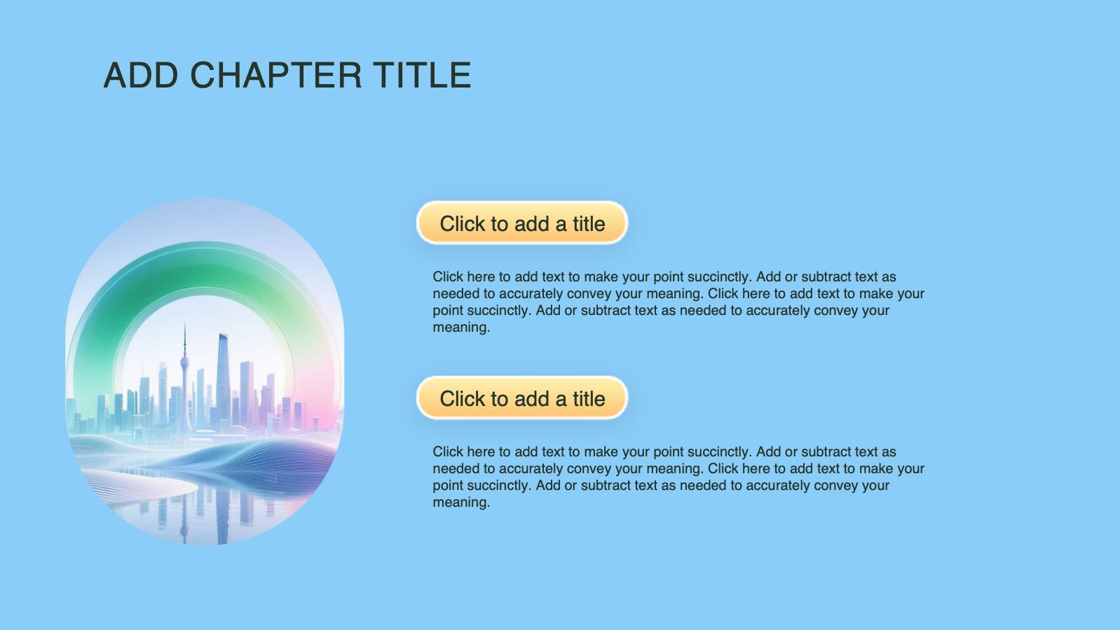Urban technology style template PowerPoint template preview 10