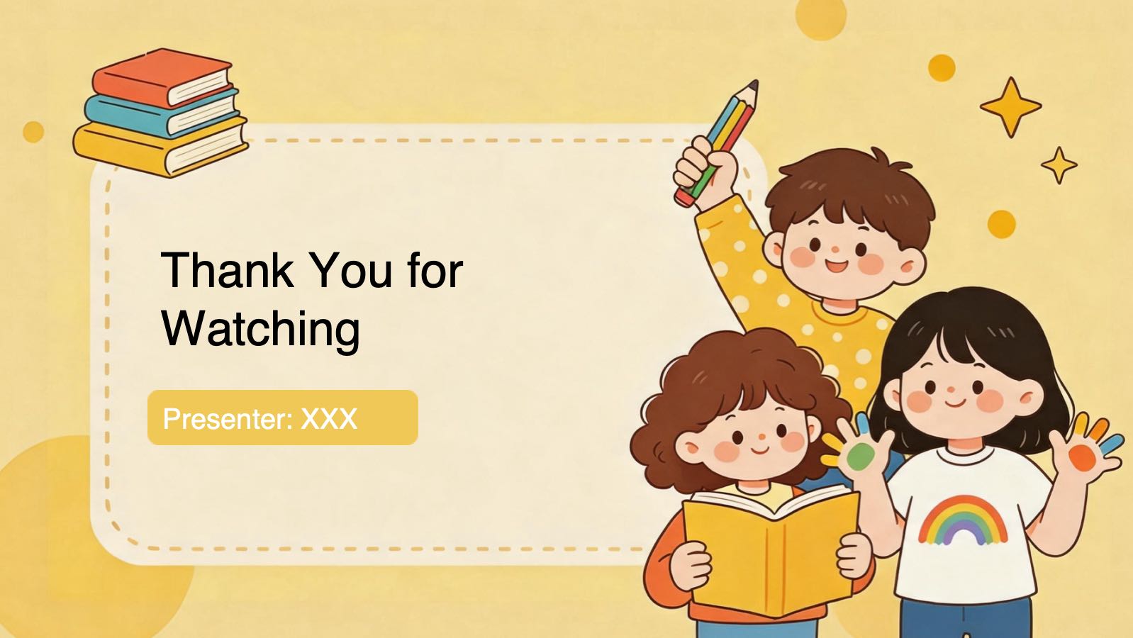 Fun_Reading_PPT_Template_English PowerPoint template preview 12