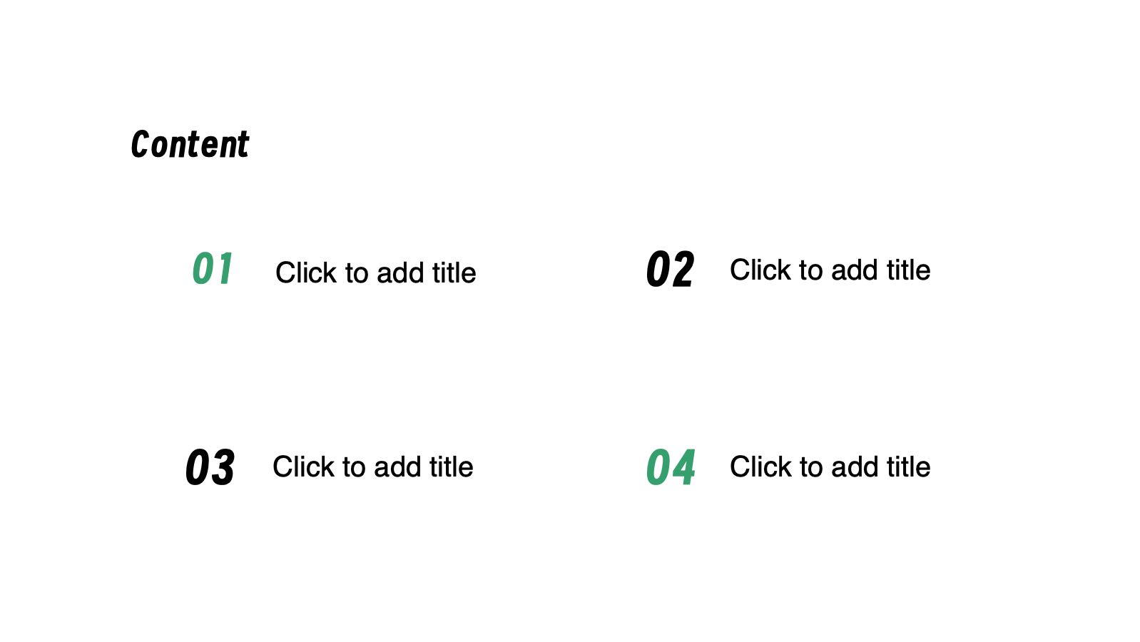 Green Natural Style Co-Create a Green Future PowerPoint template preview 2
