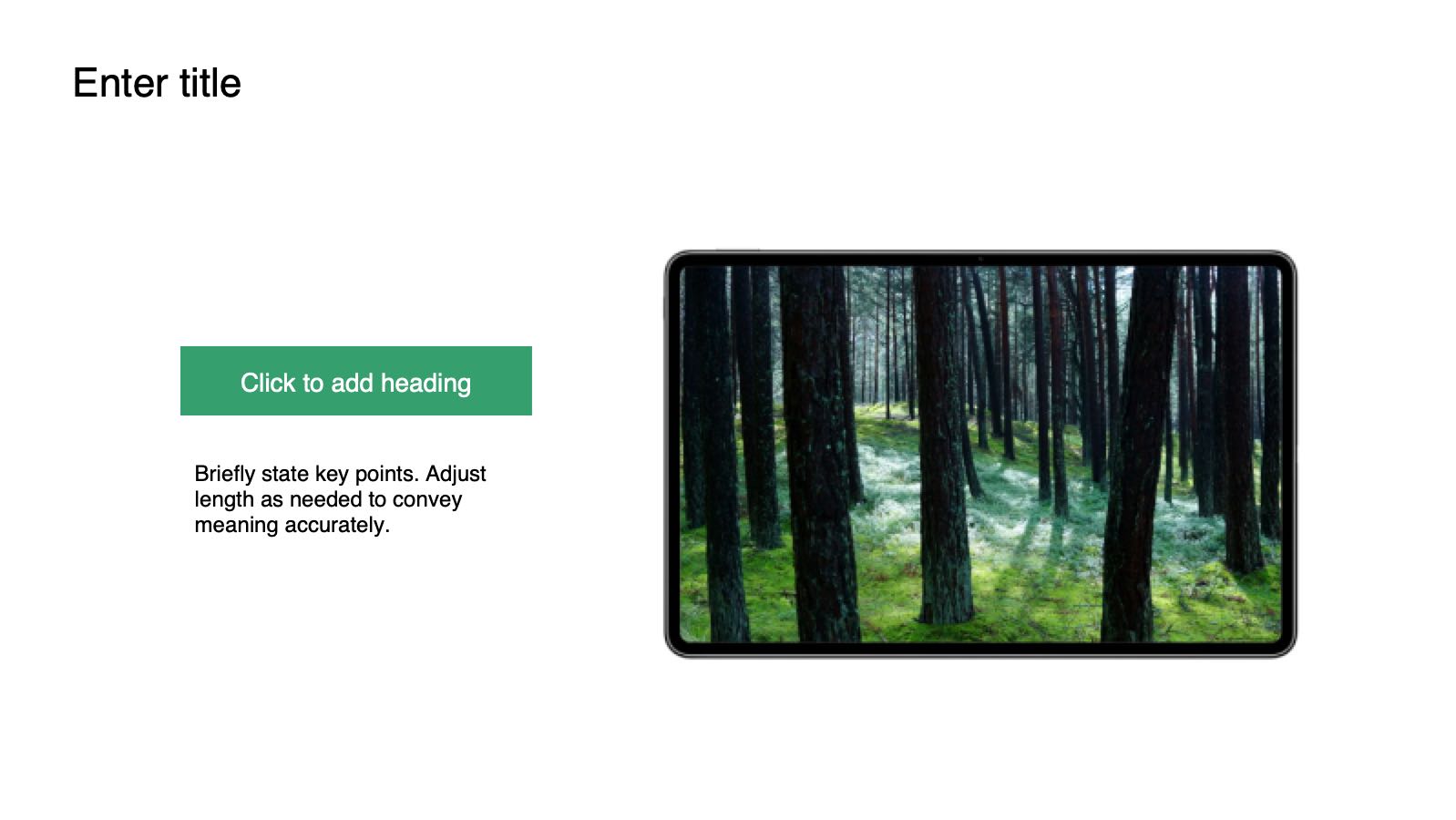 Green Natural Style Co-Create a Green Future PowerPoint template preview 5