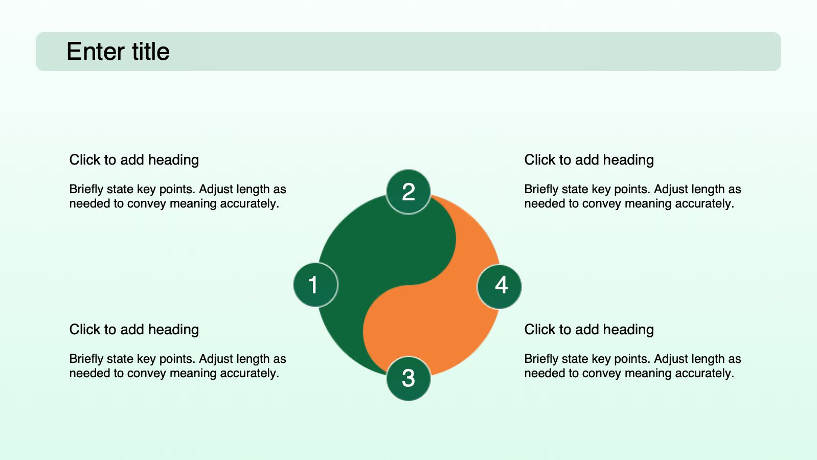 Green Illustration Style Humans and Nature Coexist PowerPoint template preview 9