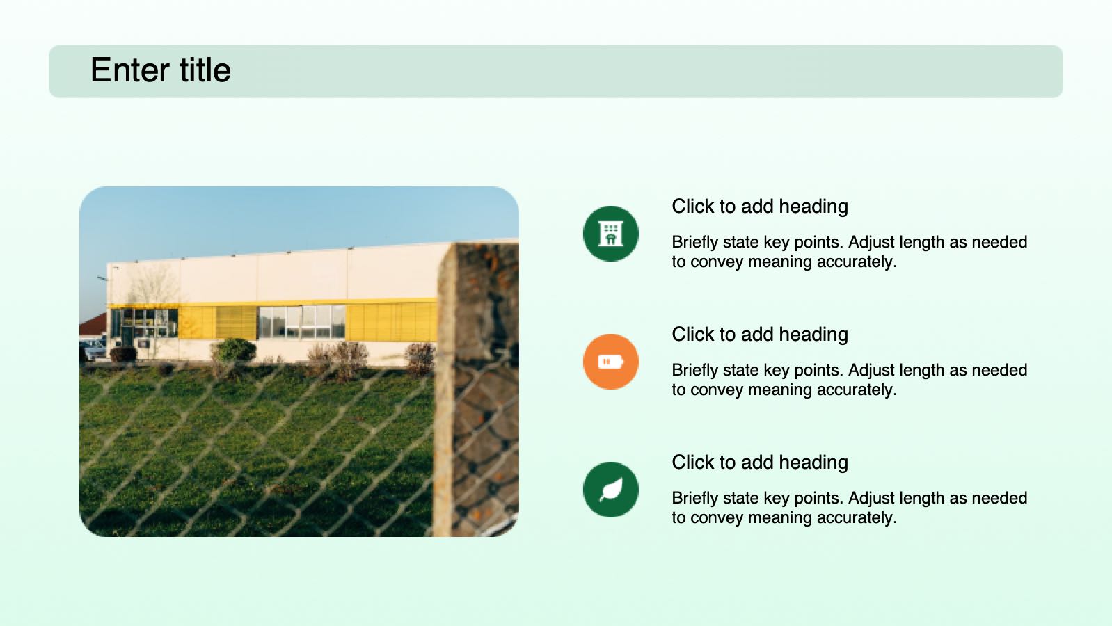Green Illustration Style Humans and Nature Coexist PowerPoint template preview 10