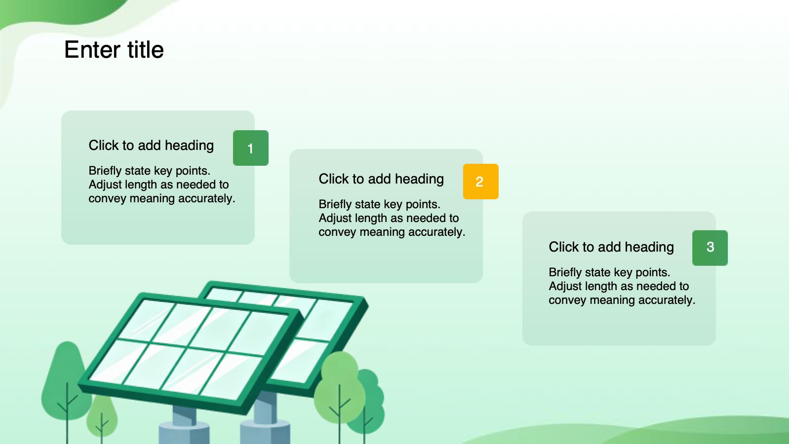 Green Illustrated Aesthetics Green Commuting PowerPoint template preview 6