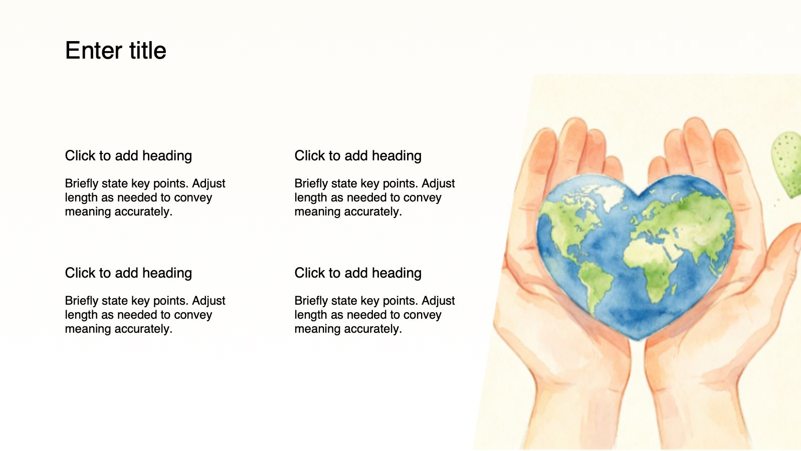 Yellow Illustration Style Natural Disasters PowerPoint template preview 7