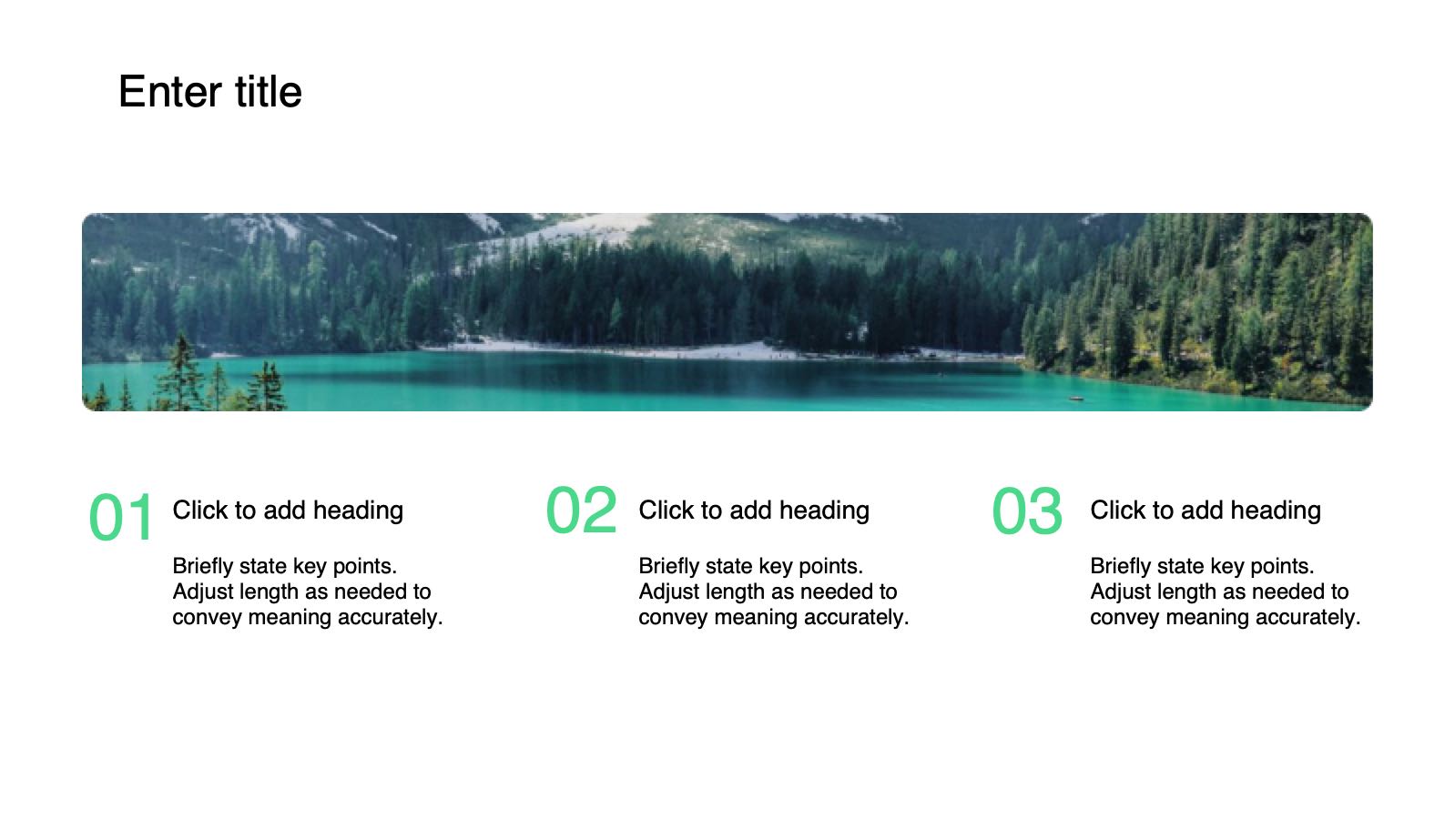 Green 3D Style for Nature Conservation PowerPoint template preview 5