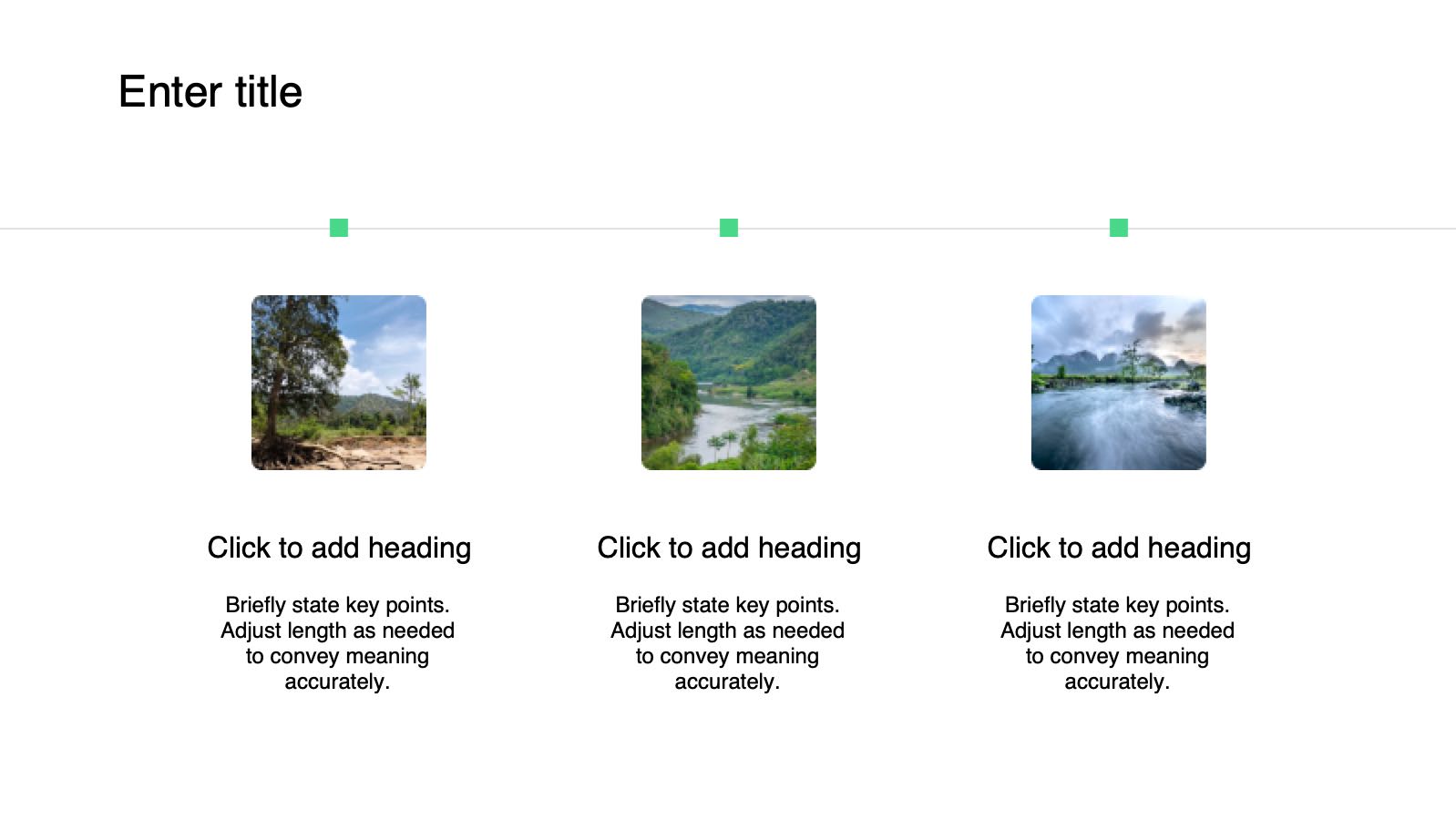 Green 3D Style for Nature Conservation PowerPoint template preview 10