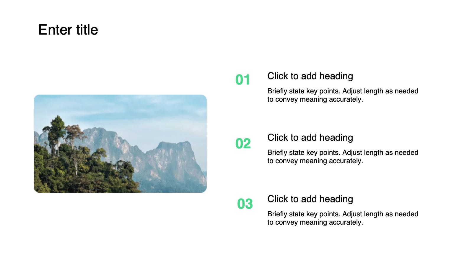 Green 3D Style for Nature Conservation PowerPoint template preview 11
