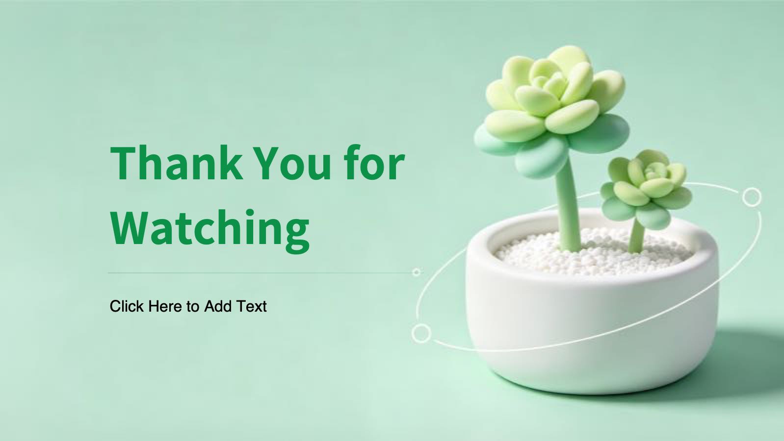 Green 3D Style for Nature Conservation PowerPoint template preview 12