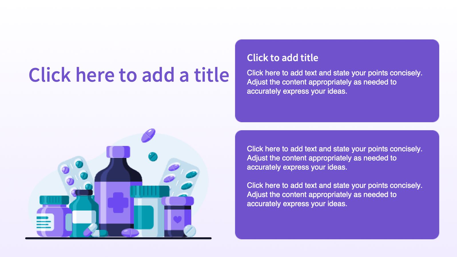 Purple Modern Medical Template PowerPoint template preview 6