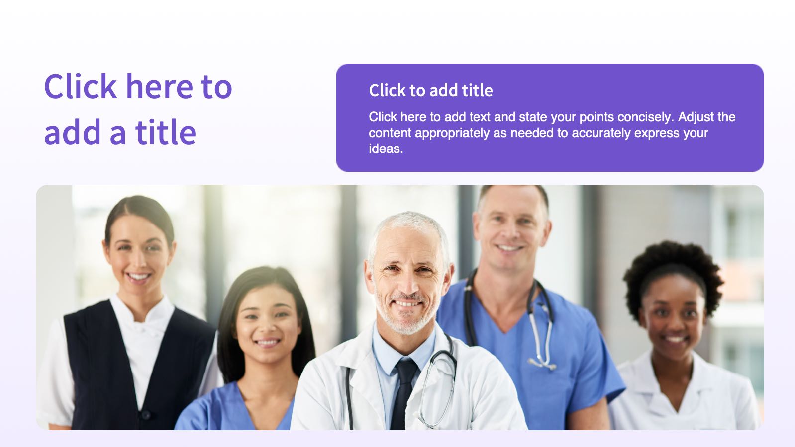 Purple Modern Medical Template PowerPoint template preview 8