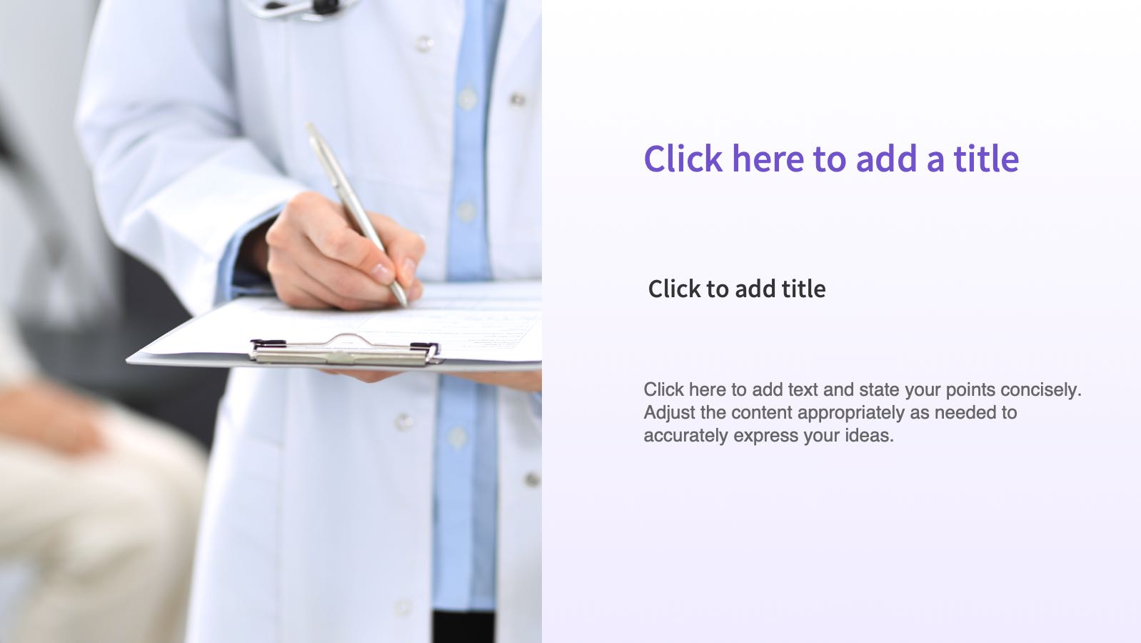 Purple Modern Medical Template PowerPoint template preview 11