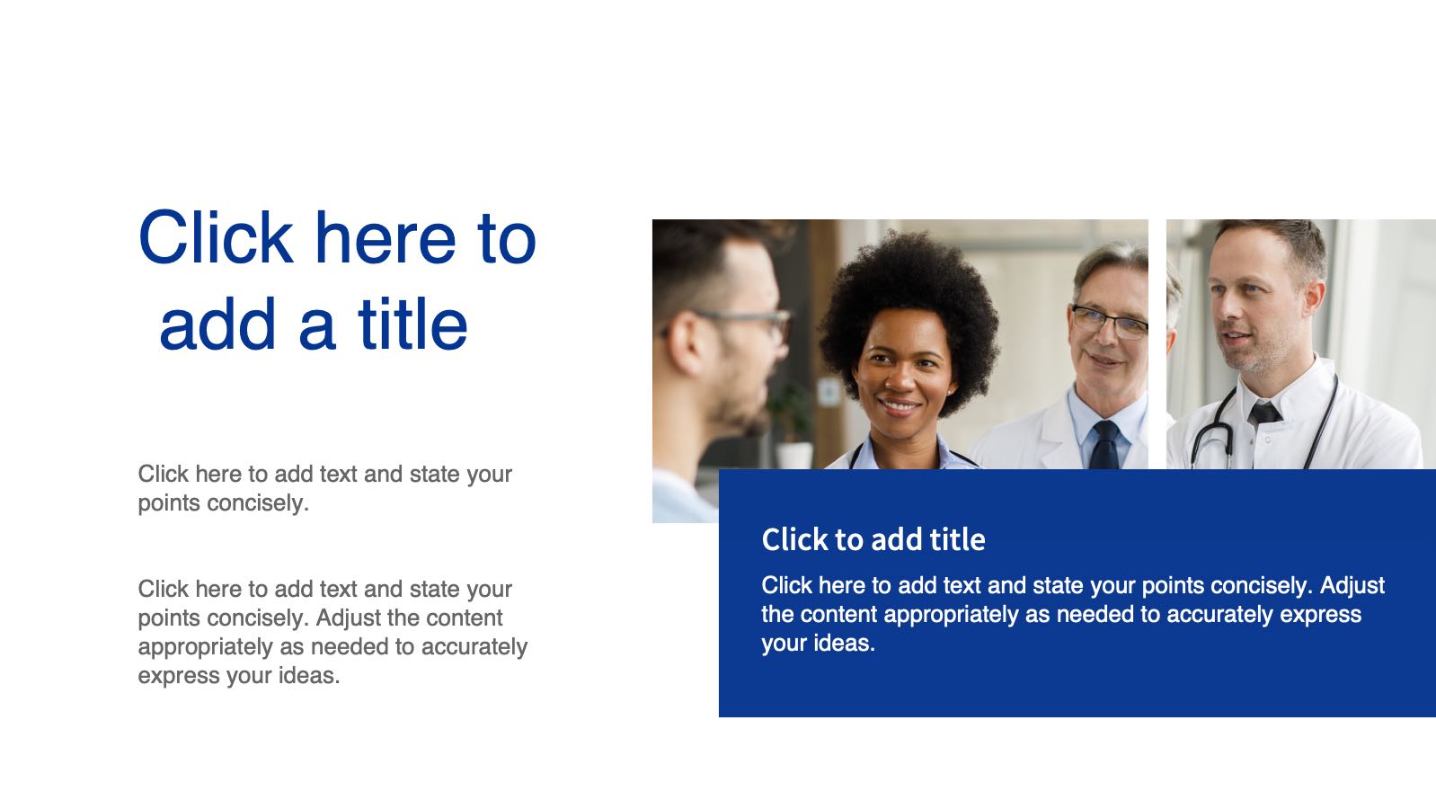 Blue Modern Medical Template PowerPoint template preview 10