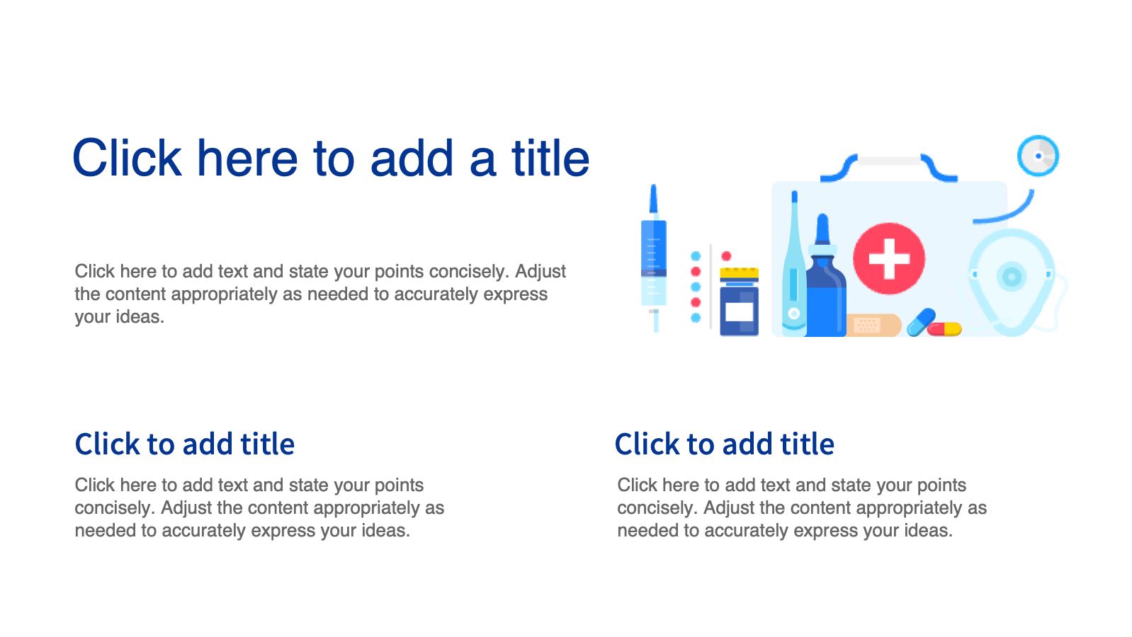 Blue Modern Medical Template PowerPoint template preview 11