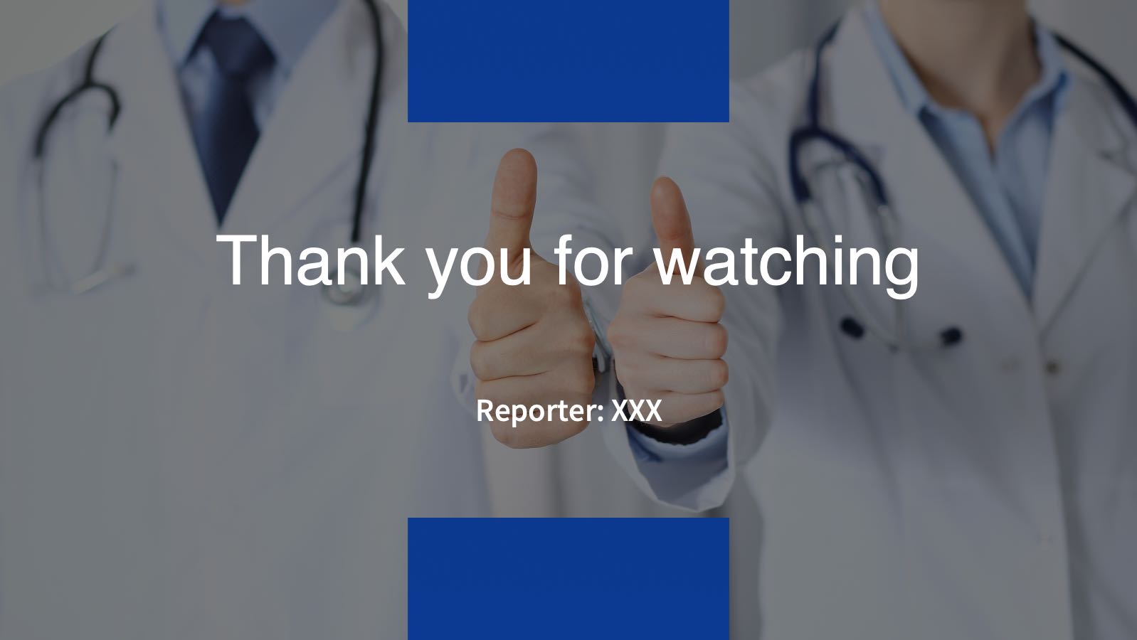 Blue Modern Medical Template PowerPoint template preview 12