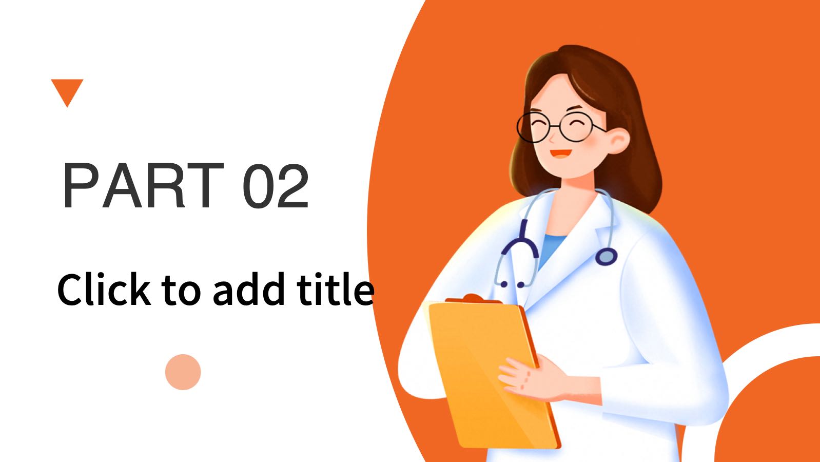 Orange Flat Style Medical Template PowerPoint template preview 7