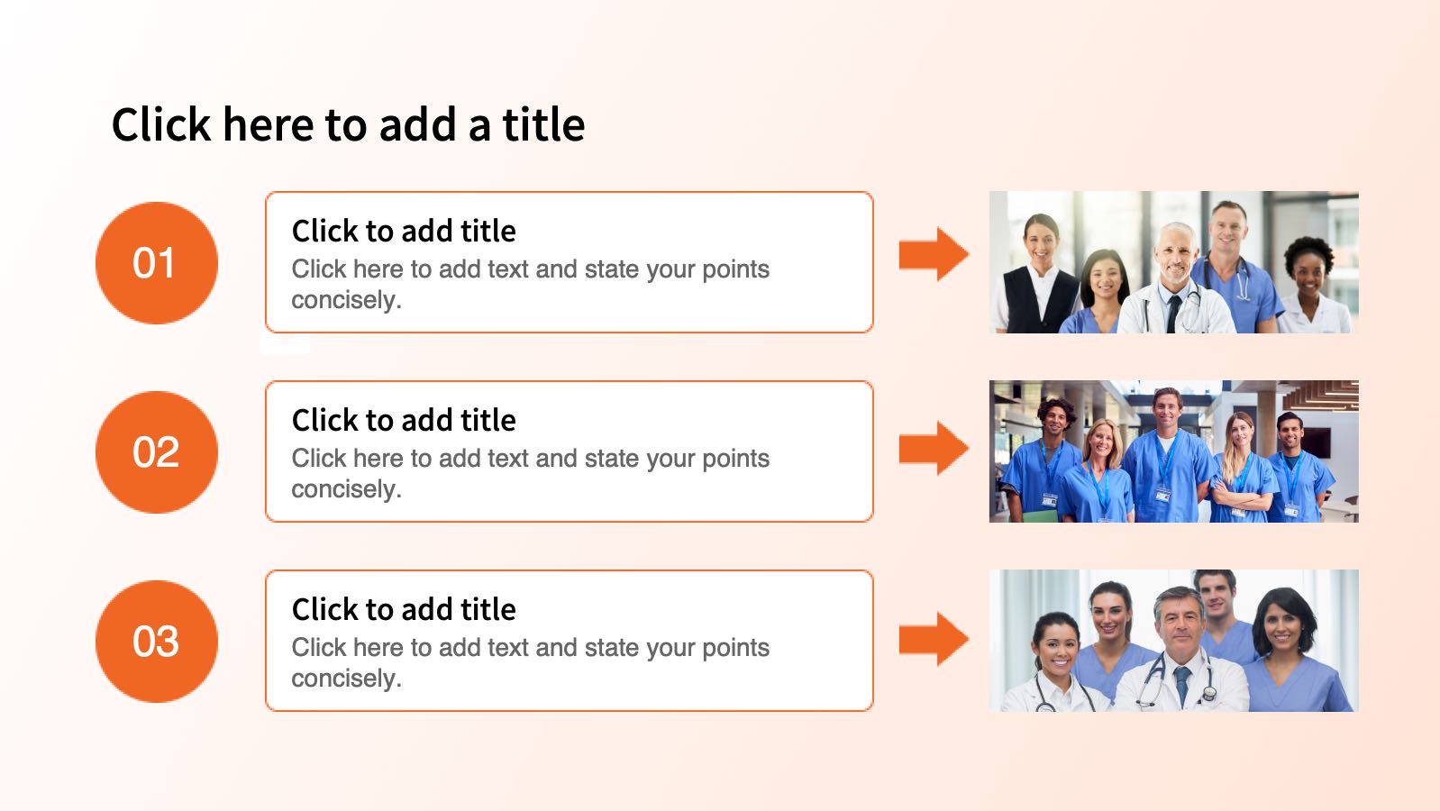 Orange Flat Style Medical Template PowerPoint template preview 8