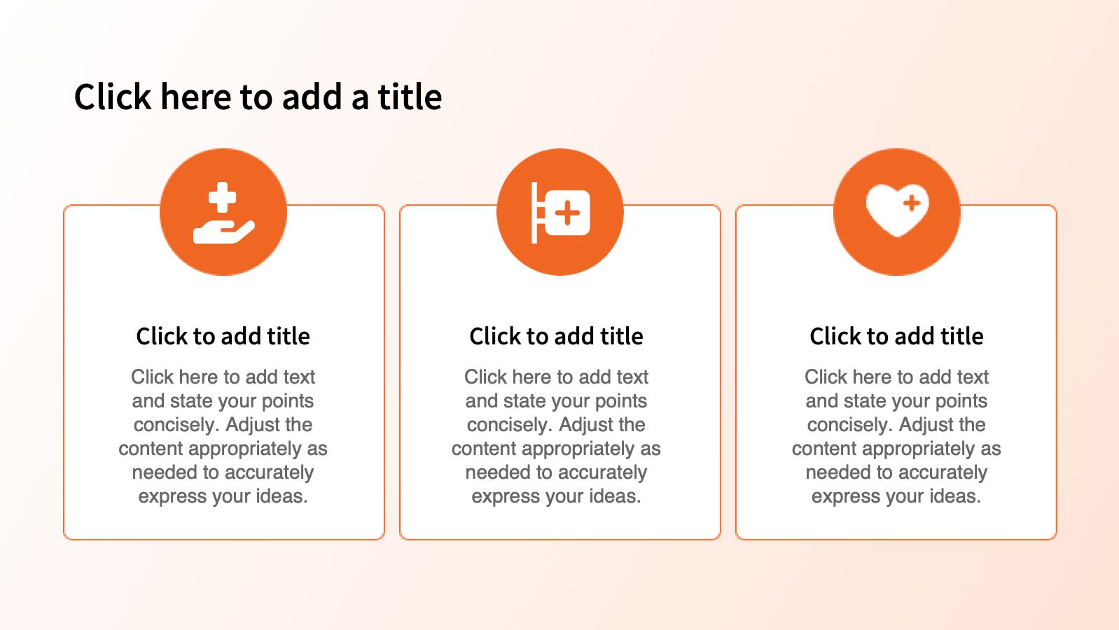 Orange Flat Style Medical Template PowerPoint template preview 11