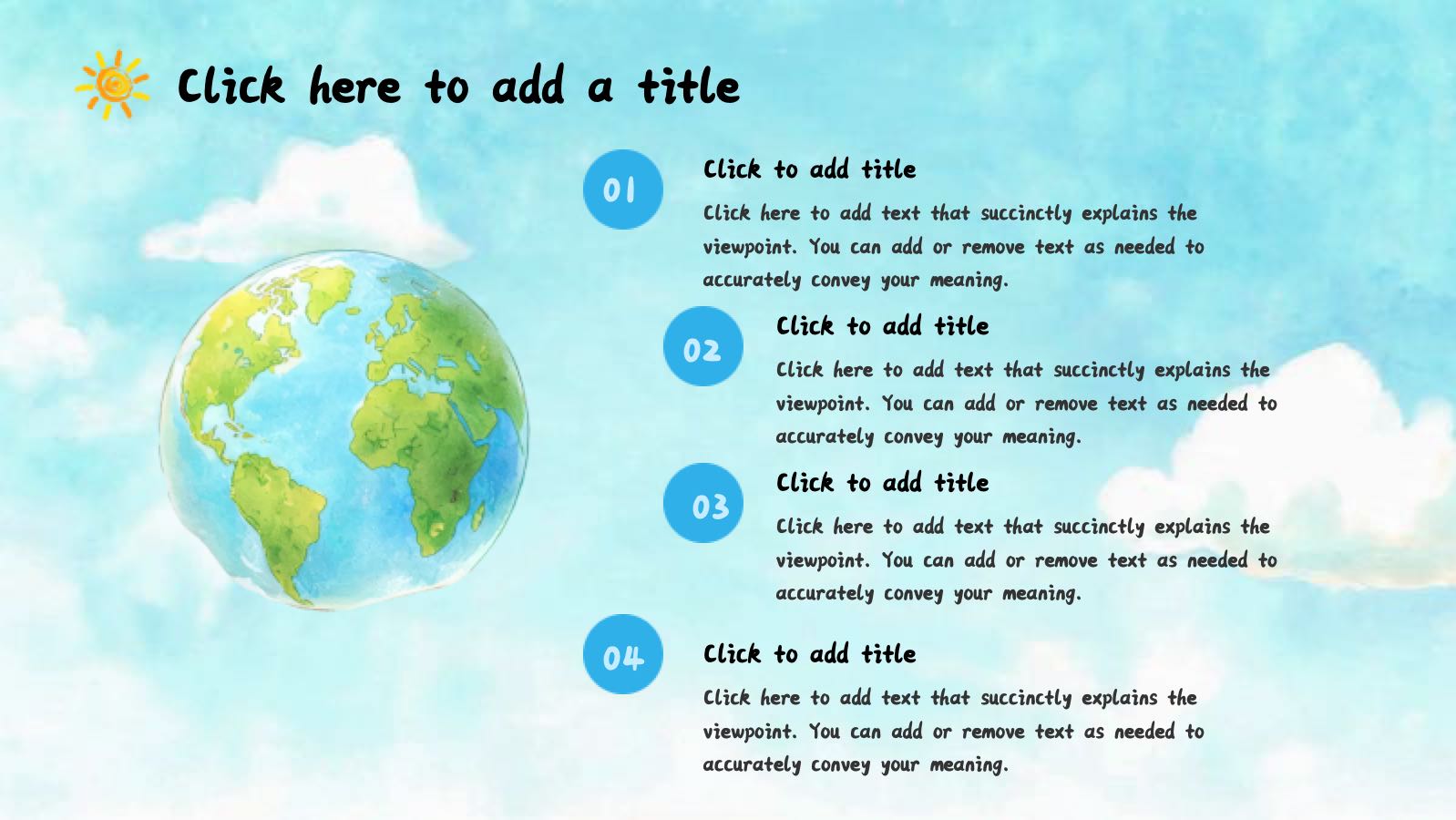 Plantilla de protección ambiental azul PowerPoint template preview 11