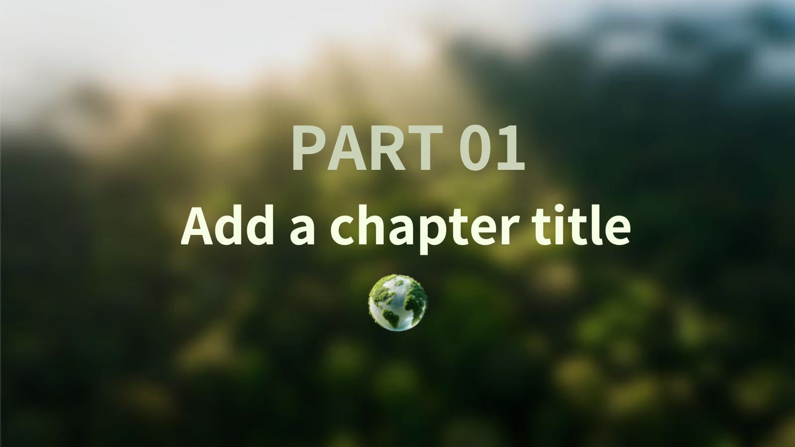 Forest Environmental Protection Template PowerPoint template preview 3