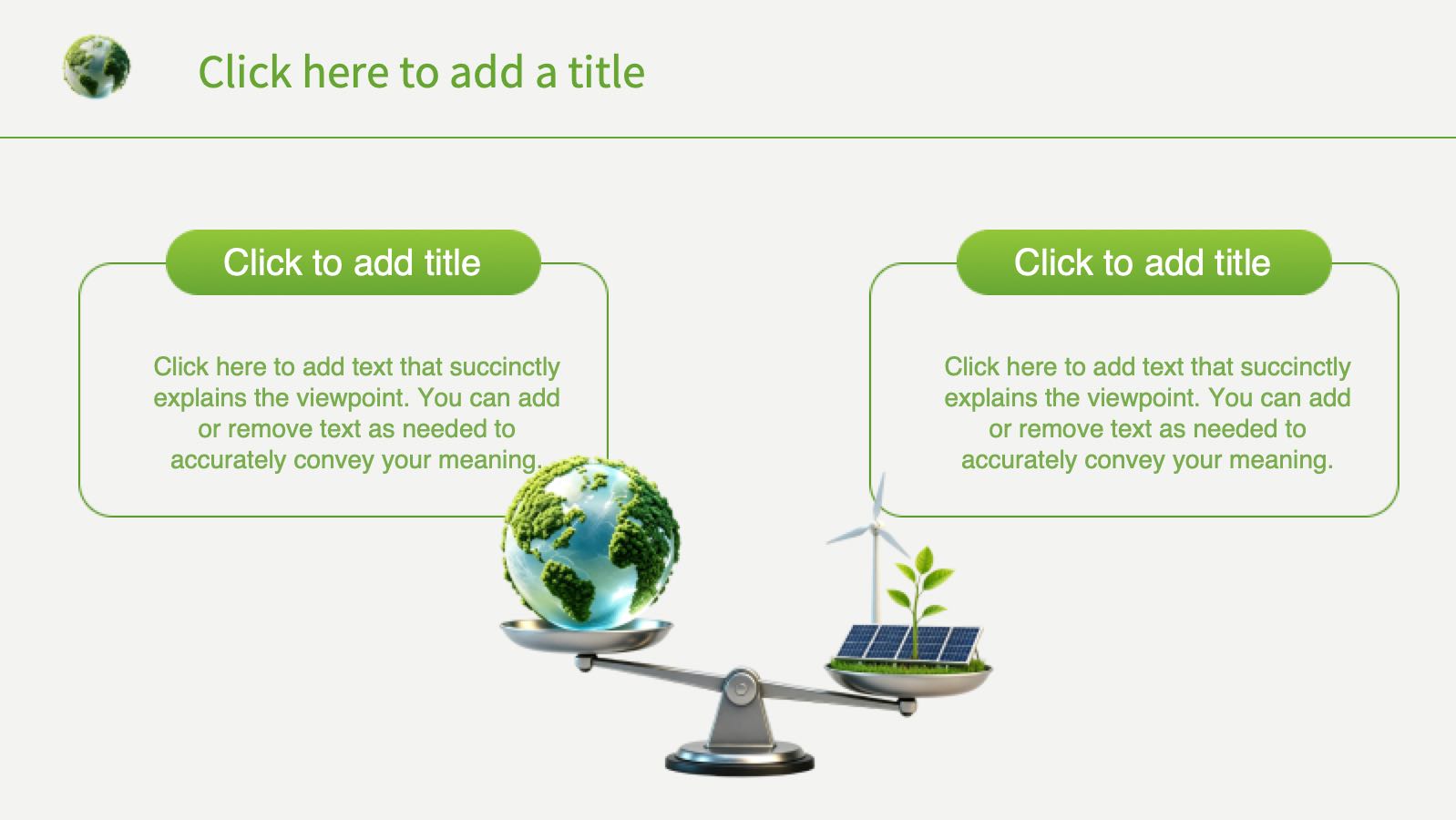 Forest Environmental Protection Template PowerPoint template preview 6