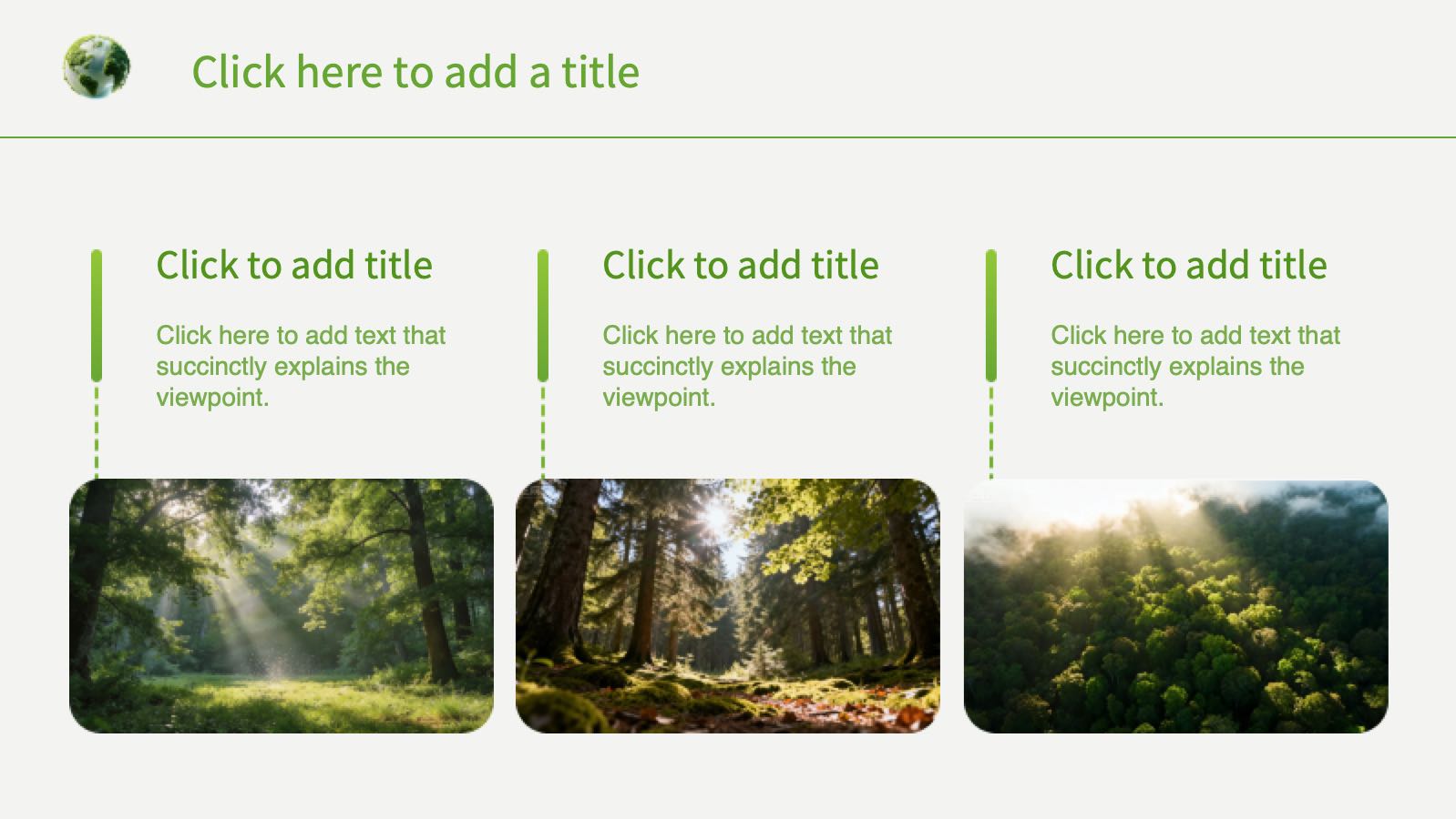 Forest Environmental Protection Template PowerPoint template preview 8