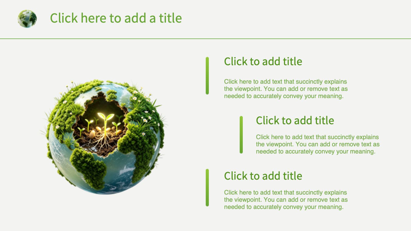 Forest Environmental Protection Template PowerPoint template preview 10