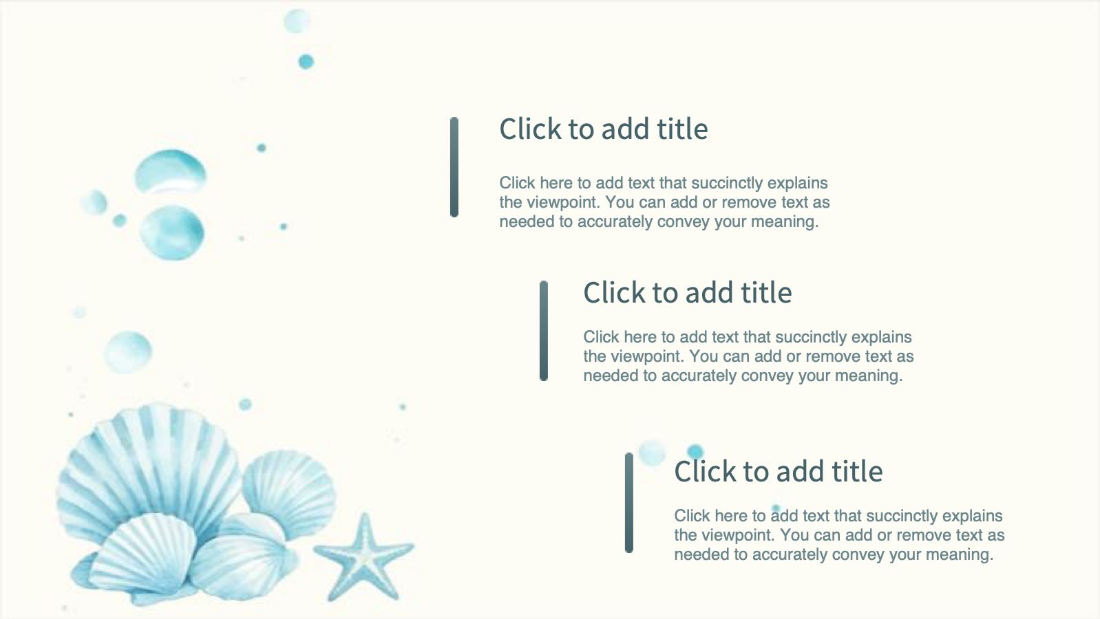 Plantilla de protección ambiental marina PowerPoint template preview 5