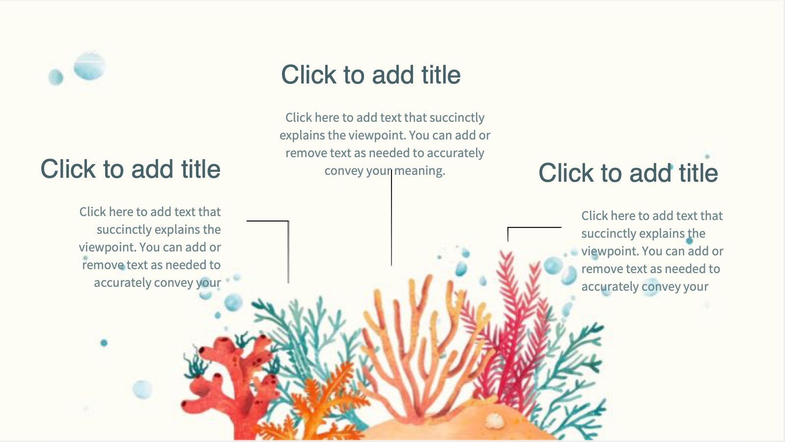 Plantilla de protección ambiental marina PowerPoint template preview 8